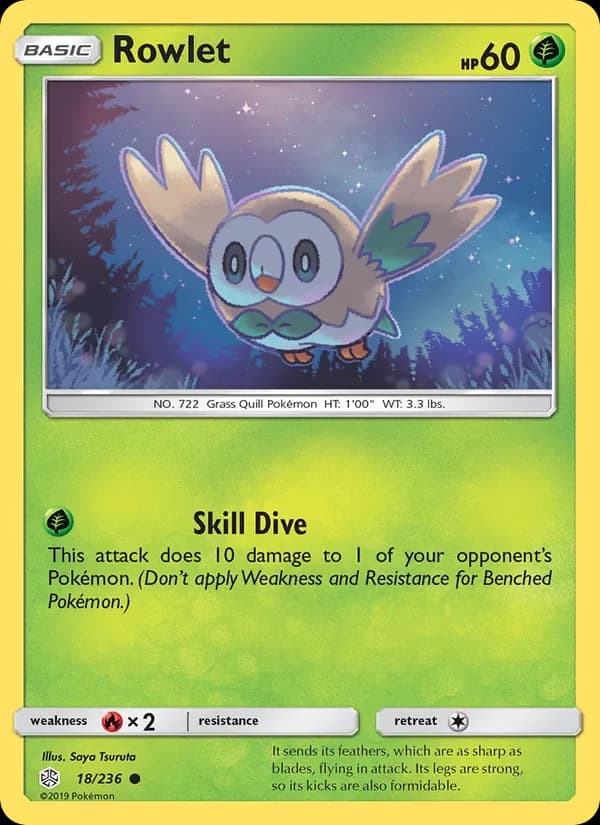 Rowlet — изображение карты