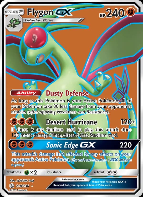 Flygon GX — изображение карты