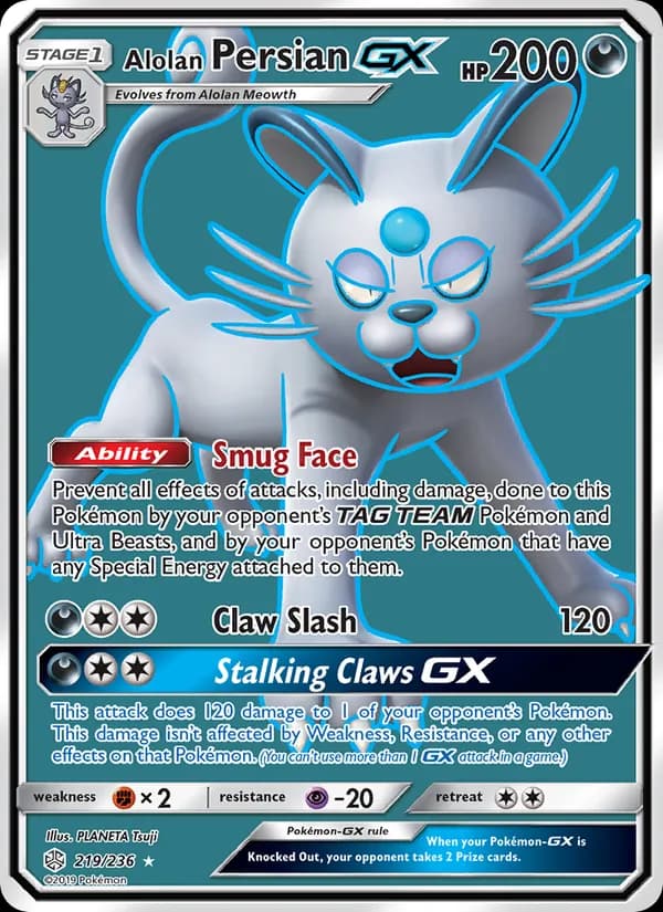 Alolan Persian GX — изображение карты