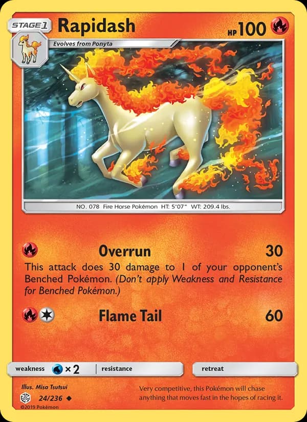 Rapidash — изображение карты