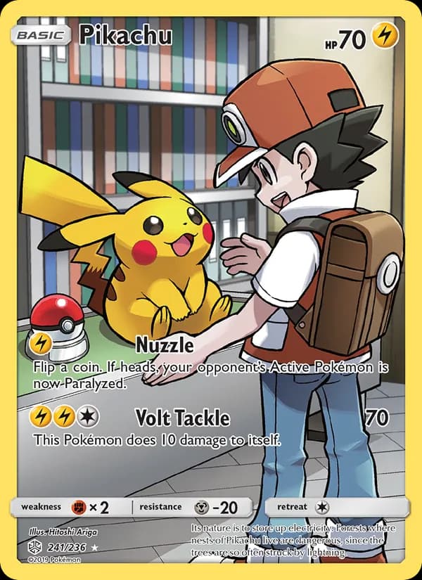 Pikachu — изображение карты