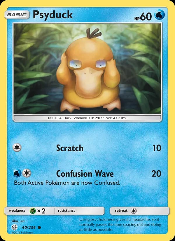Psyduck — изображение карты