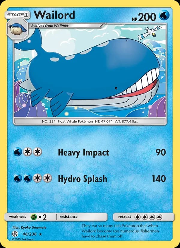 Wailord — изображение карты