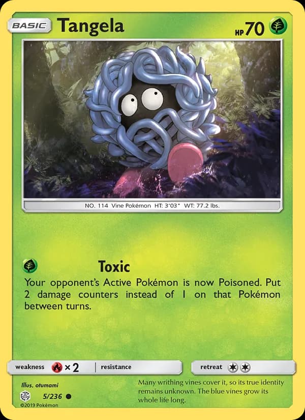 Tangela — изображение карты
