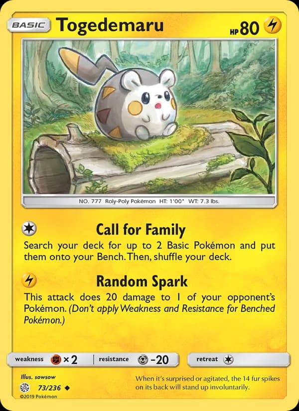 Togedemaru — изображение карты