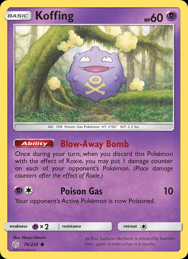 Koffing — изображение карты
