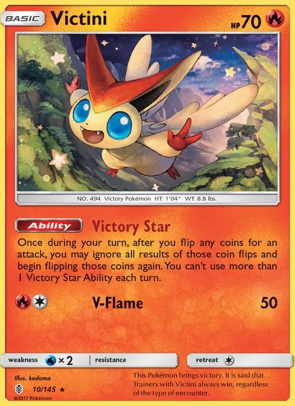 Victini — изображение карты