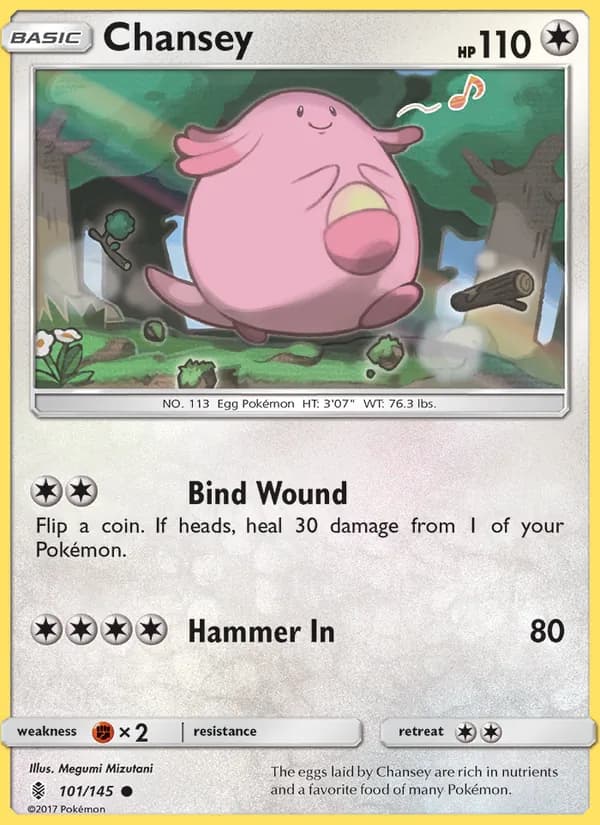 Chansey — изображение карты