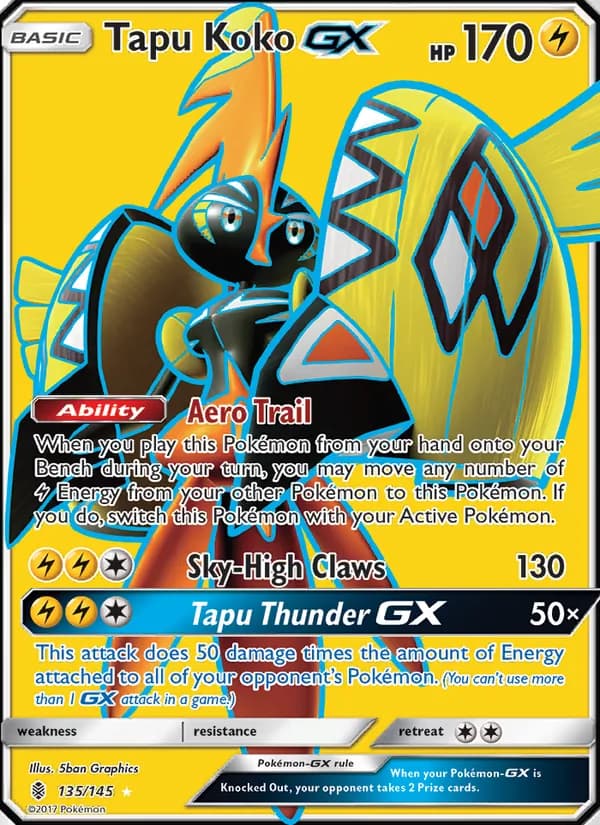 Tapu Koko GX — изображение карты
