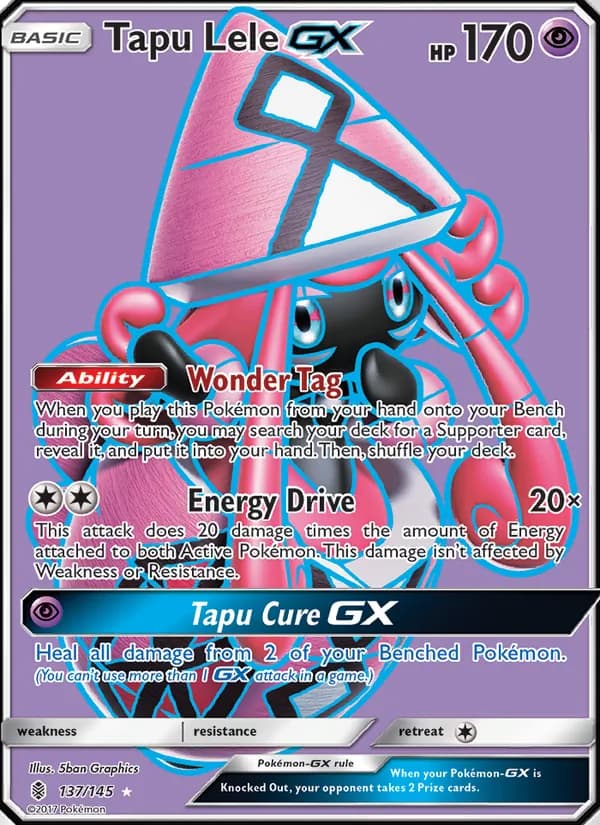 Tapu Lele GX — изображение карты