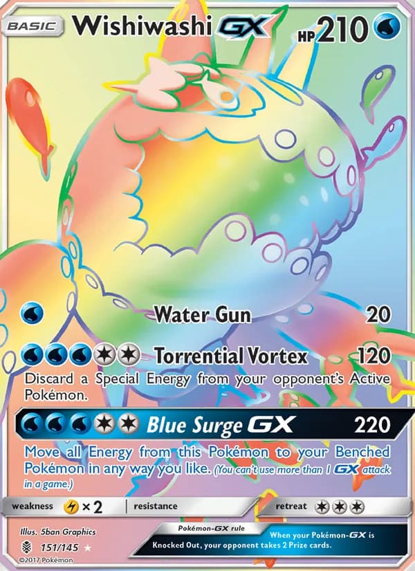 Wishiwashi GX — изображение карты