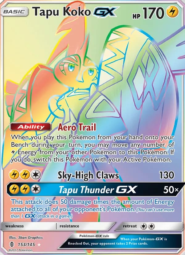 Tapu Koko GX — изображение карты