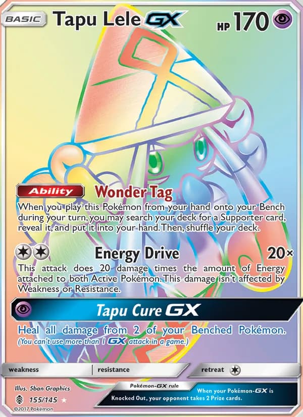 Tapu Lele GX — изображение карты