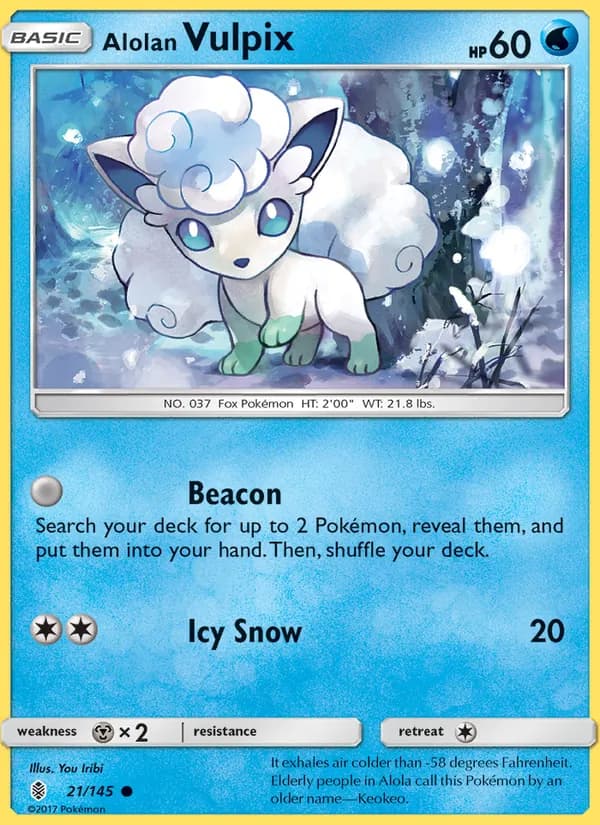 Alolan Vulpix — изображение карты