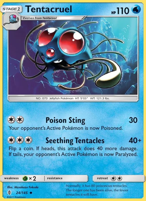 Tentacruel — изображение карты