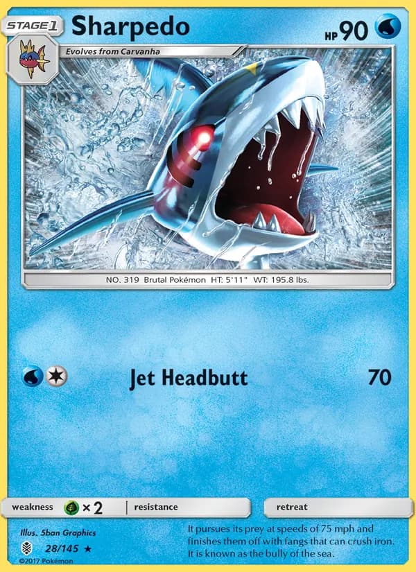 Sharpedo — изображение карты