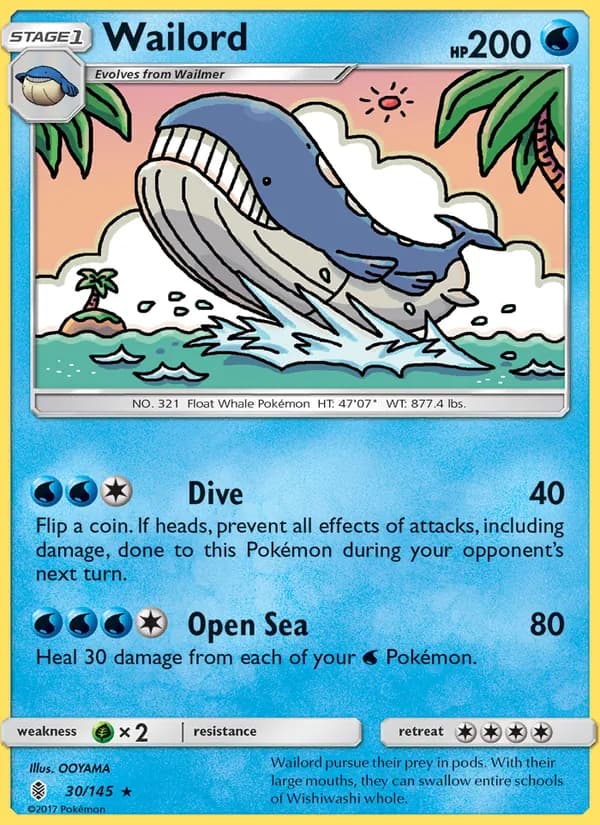 Wailord — изображение карты