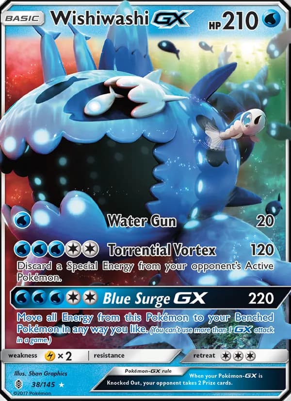 Wishiwashi GX — изображение карты