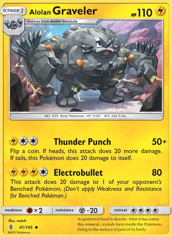 Alolan Graveler — изображение карты
