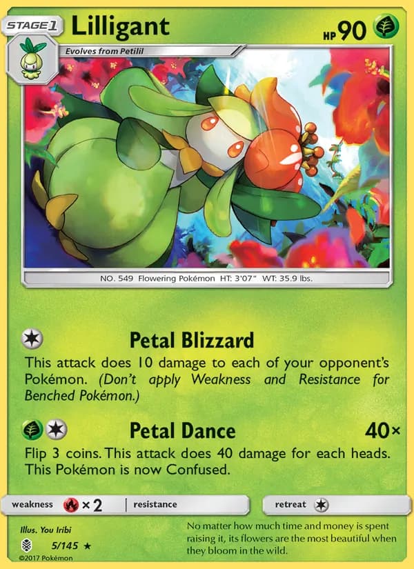 Lilligant — изображение карты