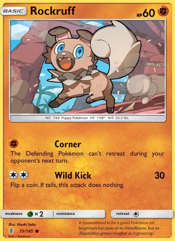 Rockruff — изображение карты