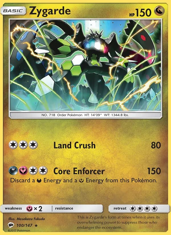 Zygarde — изображение карты