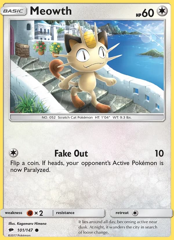 Meowth — изображение карты
