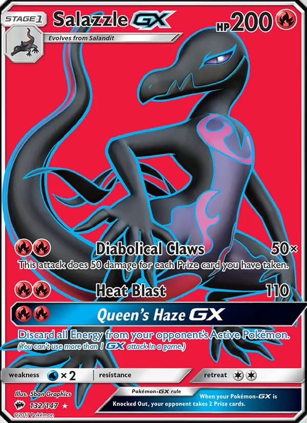 Salazzle GX — изображение карты