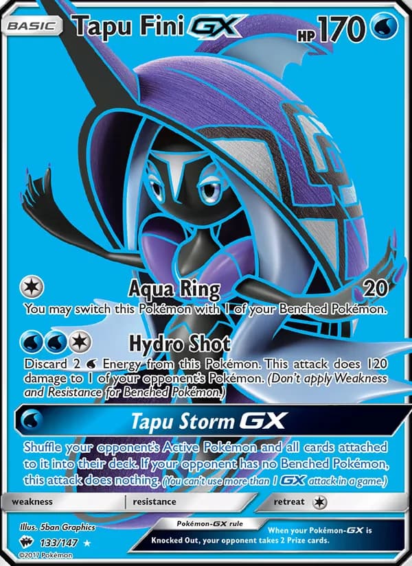 Tapu Fini GX — изображение карты