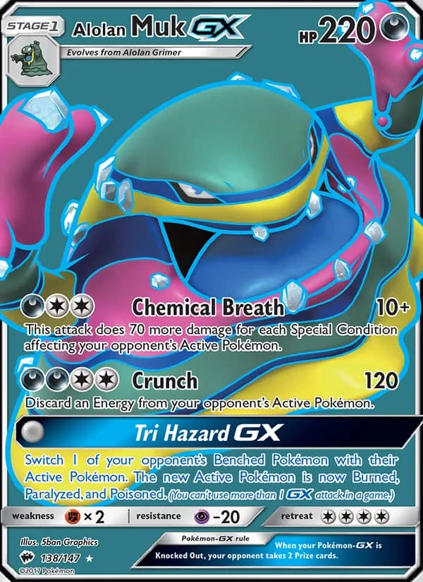 Alolan Muk GX — изображение карты