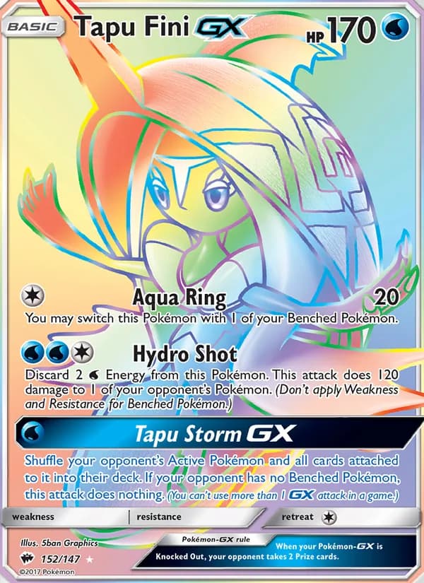 Tapu Fini GX — изображение карты