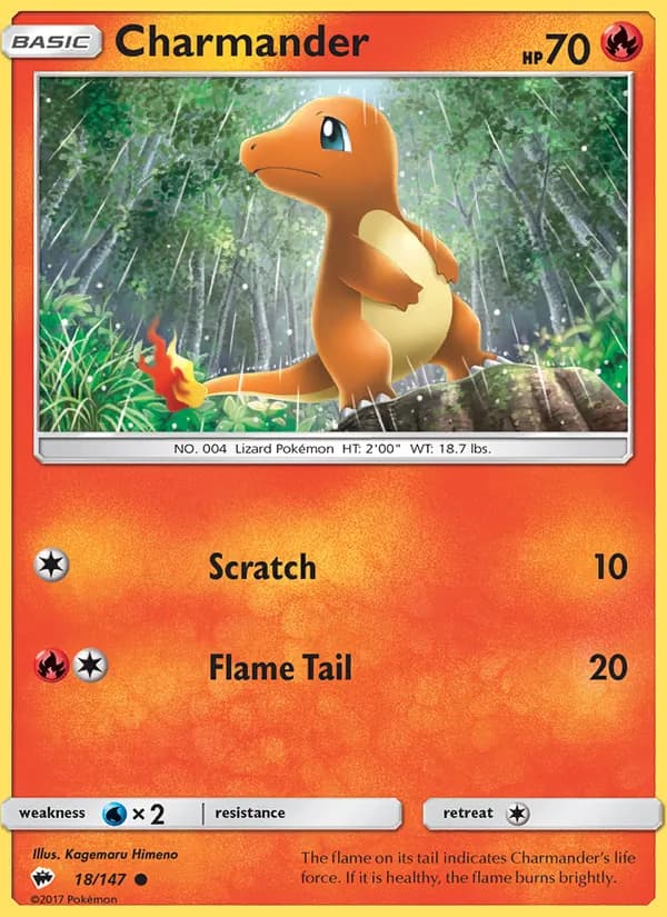 Charmander — изображение карты