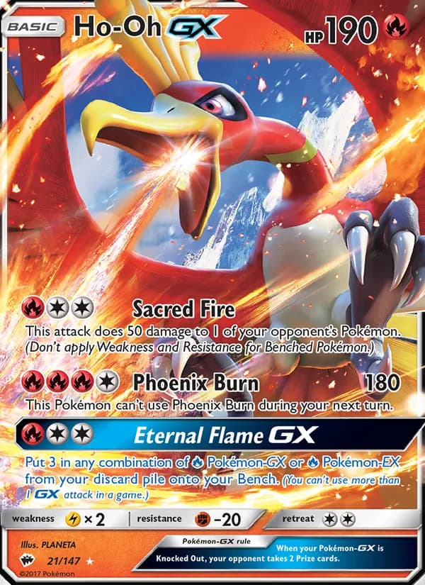 Ho-Oh GX — изображение карты