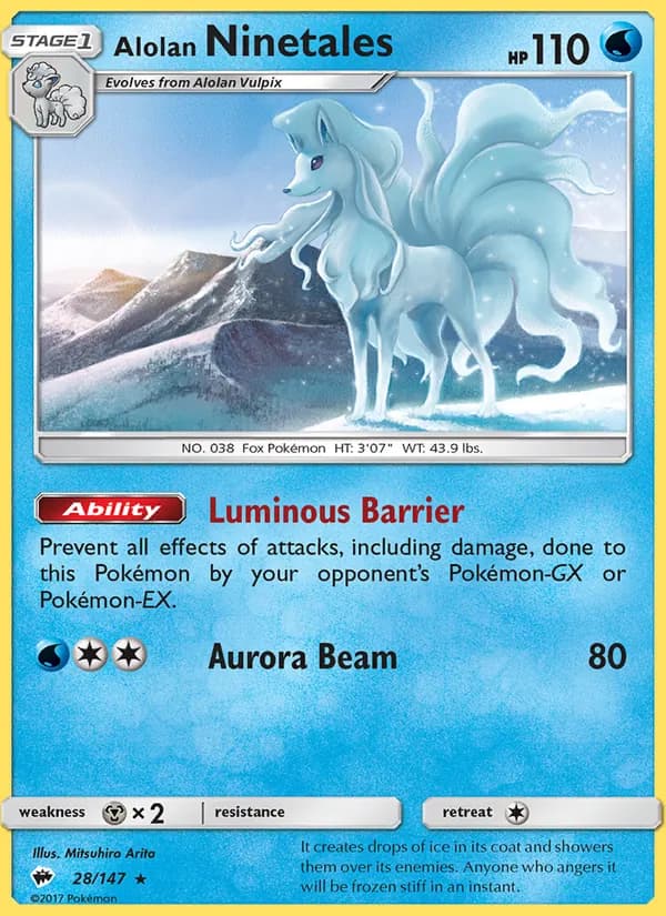 Alolan Ninetales — изображение карты