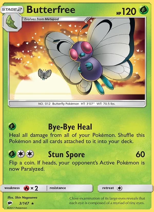 Butterfree — изображение карты