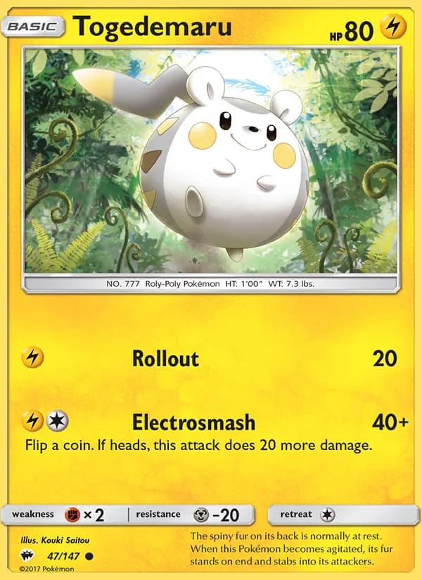Togedemaru — изображение карты