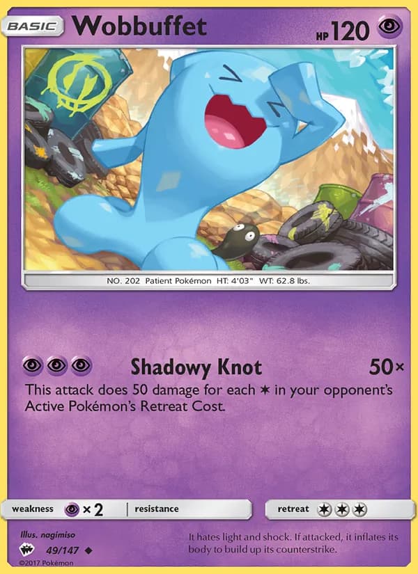 Wobbuffet — изображение карты
