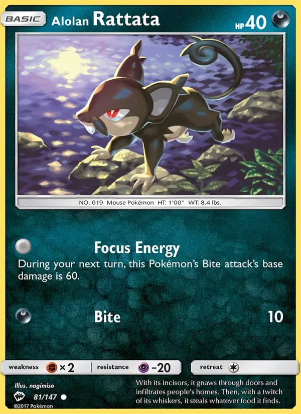 Alolan Rattata — изображение карты