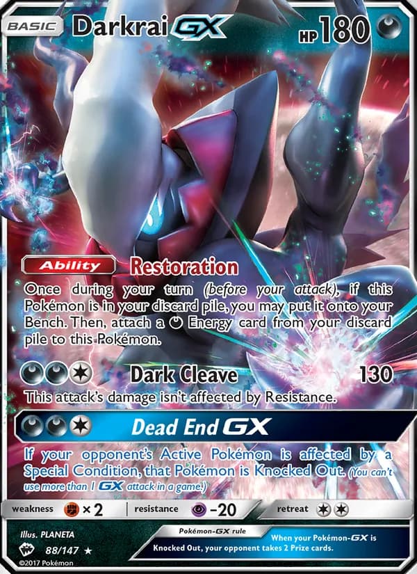 Darkrai GX — изображение карты