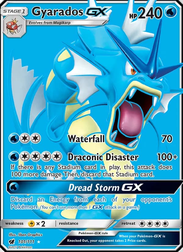 Gyarados GX — изображение карты