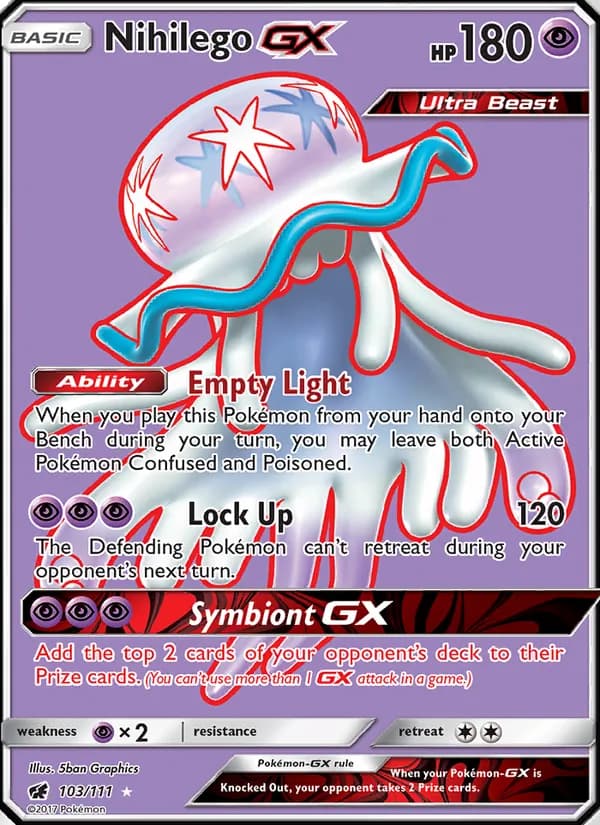 Nihilego GX — изображение карты