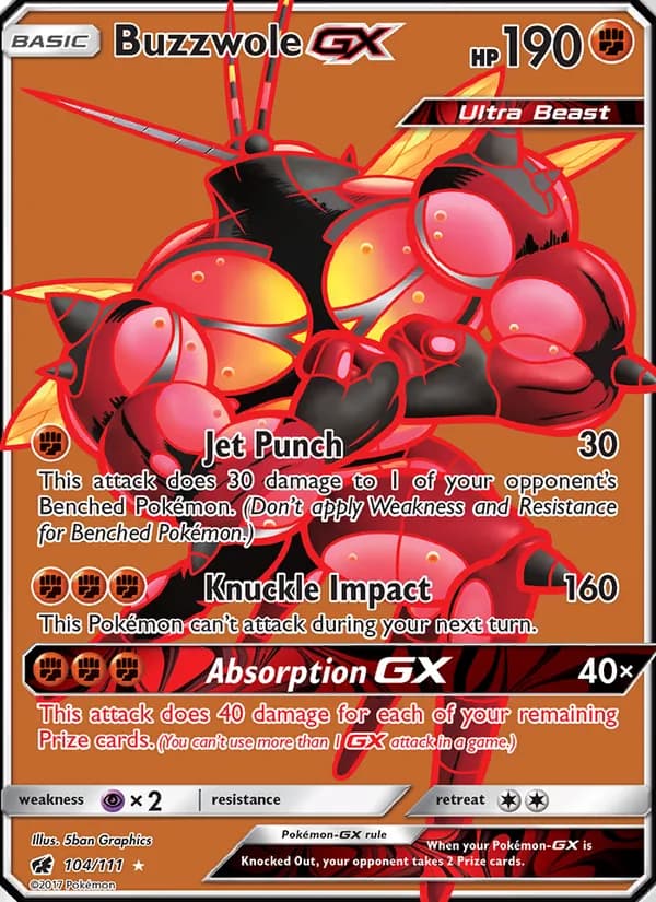 Buzzwole GX — изображение карты