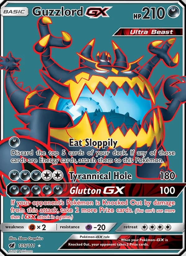 Guzzlord GX — изображение карты