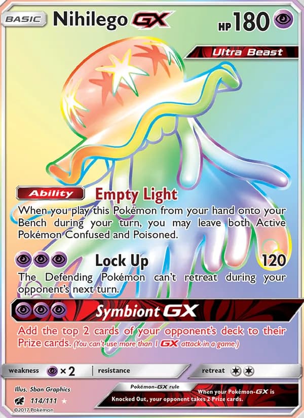 Nihilego GX — изображение карты