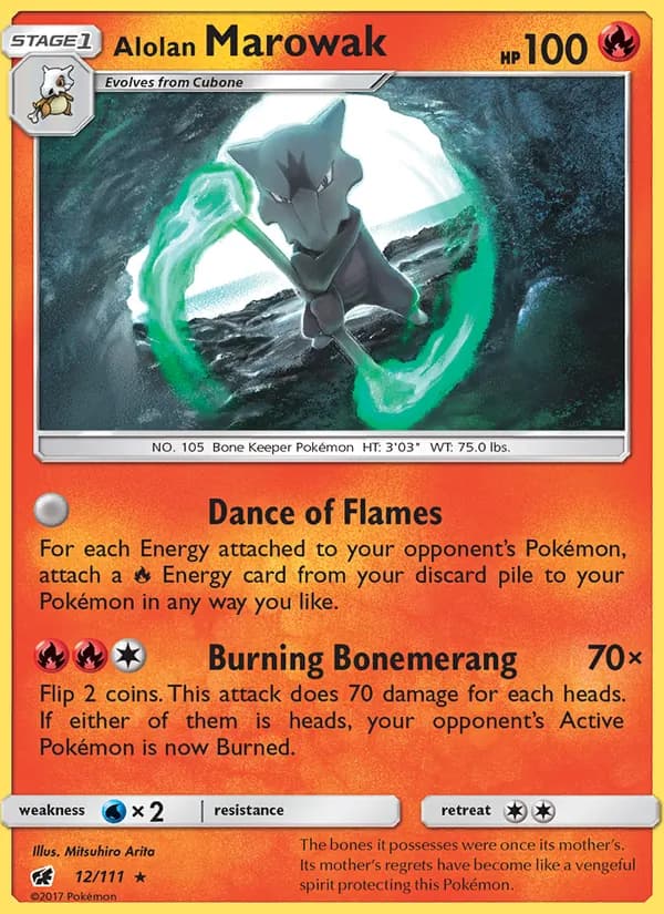 Alolan Marowak — изображение карты