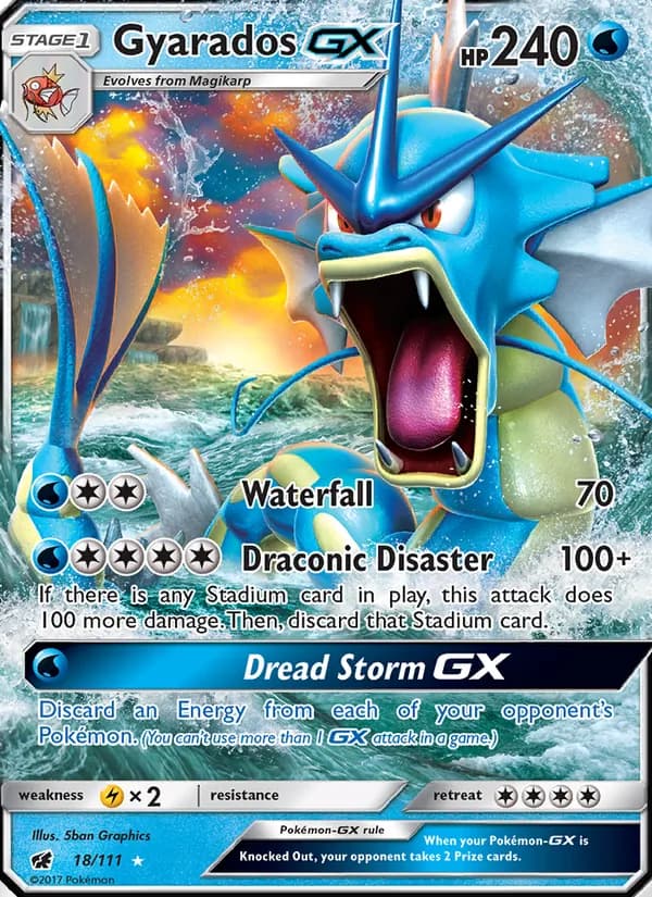 Gyarados GX — изображение карты