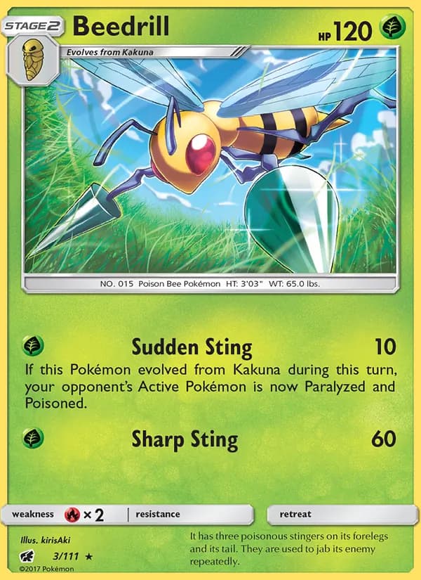 Beedrill — изображение карты