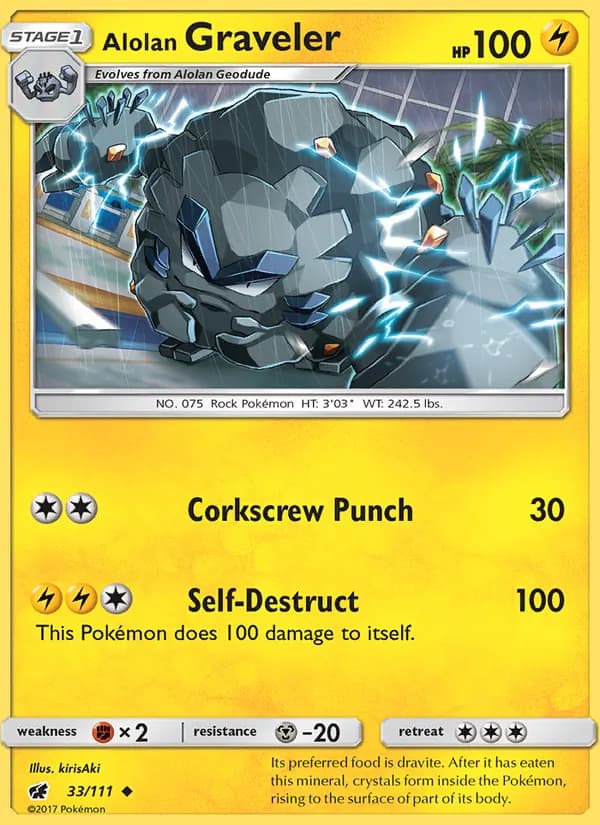 Alolan Graveler — изображение карты