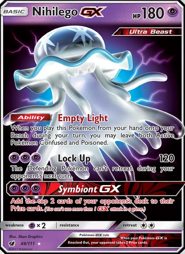Nihilego GX — изображение карты