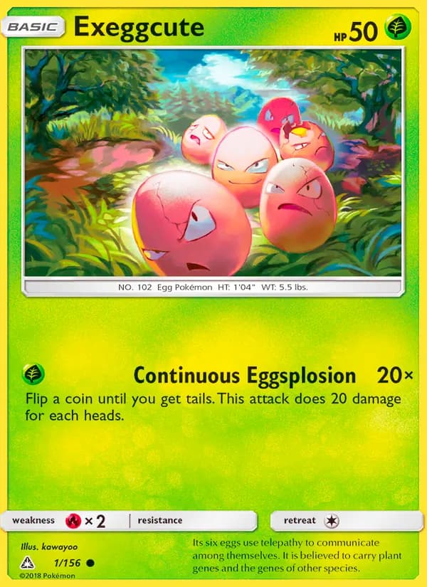 Exeggcute — изображение карты